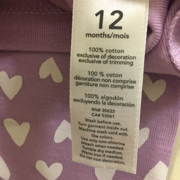 Carter's 12M puppy and hearts PJ set - Picture 4 of 5